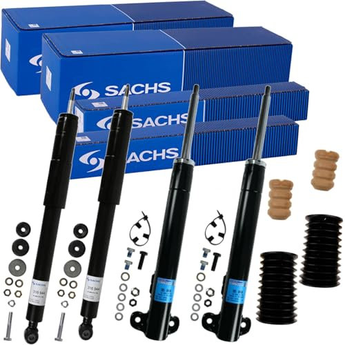 4x SACHS Stoßdämpfer vorne + hinten Standard für E-Klasse C124 W124
