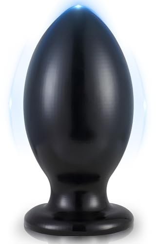 Plug Anal Extra Large pour Femmes Hommes（S-XXXXL 7 Tailles),Rugby Boules Anales Buttplug avec Ventouse Godemiché,Plug Anale,Extenseur XXL (XXL)