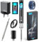 Awgem Soldering Iron Kit, 100W Portable With C245K Tip, 2S Fast Heating(390°F-840℉), Pre-Set 3 Groups Temperature, Smart Pen Tool for Precision Repair
