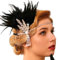 Fashband Feder-Strass-Stirnband, 1920er-Jahre-Kristallquasten-Stirnband, Flapper-Kopfbedeckung, Kostüm-Haar-Accessoires für Damen