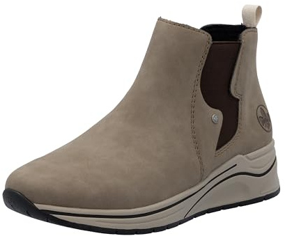 Rieker N9561-14 Schlupfstiefel Synthetik Damen in blau