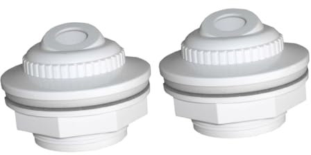 Toddmomy Lot De 2 Buses De Refoulement pour Piscine Jets De Refoulement pour Piscines Hors Sol Buses D'Entrée pour Piscines Matériau Abs