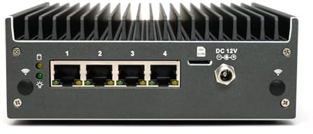 Protectli Vault Pro VP2430 (with coreboot) - 4 Port, Micro Appliance/Mini PC - Intel N150, 4X 2.5G NICs, DDR5 RAM, 32GB eMMC on-Board, M.2 SATA SSD Storage, AES-NI, Barebones