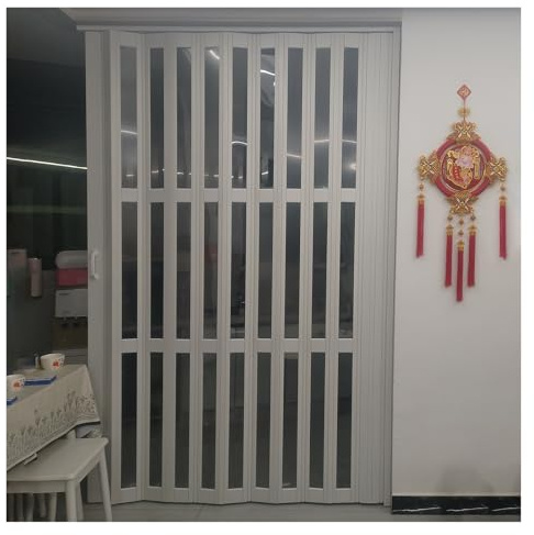 Tenda porta Porta pieghevole, Porta pieghevole a soffietto in PVC, divisorio for ambienti, diverse dimensioni(60X210CM)