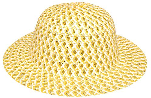 Easter Novelty Dress up - Yellow Bonnet Summer Hat for dress up and decoration