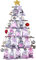 PANSIBY Adventskalender zum Befüllen, Weihnachtskalender Selbstbefüllen Aufhängen mit Rosa Grau Stoff Säckchen, 24 Stoffsäckchen Groß (12x20cm) Kette zum Selber Basteln für Kinder Mädchen Frauen