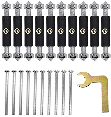 YUMILI 10Pcs 118 Tipo Riparazione Cassetta, Interruttore Cassette Riparatore Supporto Asta Elettricista Accessori per Dispositivo Riparazione Della Cassetta Dello Strumento(Insulation Type)