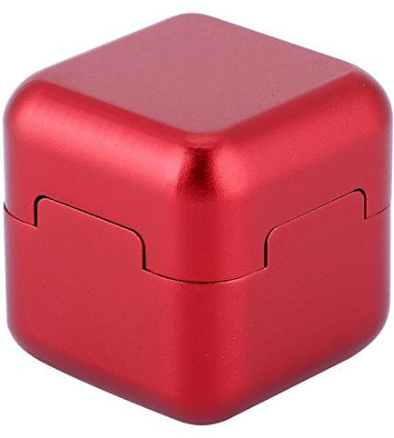 Mini Portagessette Magnetico per Piscina,Portagessetti Magnetico Portatile in Alluminio con Punta per Stecca, Porta Gesso per Biliardo, Custodia per Porta Gessi per Biliardo,(Rosso)