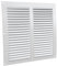 Cofan Rejilla de Ventilación con Mosquitera | Fabricado en Aluminio Blanco | Medida de 25 x 25 cm | Medida Interior 21,5 x 21,5 cm
