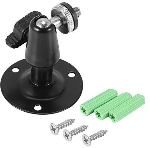 Weetack Wandhalterung schwarz Metall ueberwachungskamera Wandhalterung 7,62 cm