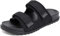 Chaussures diabétiques pour hommes, chaussures d'intérieur et d'extérieur pour diabètes, pantoufles de marche extra larges en mousse à mémoire de forme, pieds enflés, œdèmes, sandales extra larges et