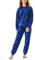 Schiesser Mädchen Schlafanzug Set Pyjama warme Qualitäten Frottee-Fleece-Sweat-Größe 140 bis 176 Pyjamaset, blau_179977