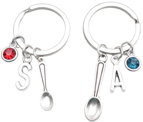 Big Spoon Little Spoon Matching Keyrings - Valentine's Gift. Couples Gift. Girlfriend Boyfriend gift. Anniversary Keyring.