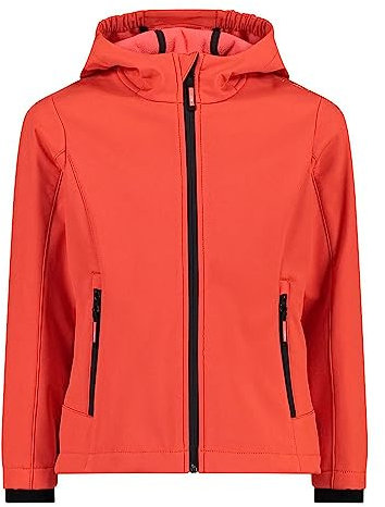 CMP - Kid G-Jacke mit fester Kapuze, Mohn, 140