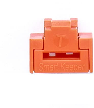 SmartKeeper Essential / 100 x RJ45 Port Blockers ohne Lock Key Basic/Orange