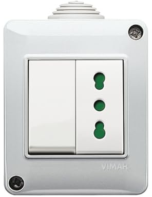 VIMAR 0T14802.DBP Plana contenitore da parete con Bpresa e deviatore