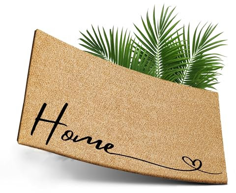 ElbFuchs® Felpudo Divertido 60x40 cm | Coco Resistente y Antideslizante – Ideal para Entrada (Home)