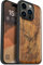 Carveit Handyhülle für iPhone 15 Pro Cover Kompatibel mit Magsafe [Holz und TPU hülle] Magnetisch Case für Apple 15 Pro hulle Holzdesign（Nussbaum-Rehkopf）
