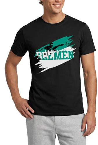 Die Macht Aus Bremen Fußball Männer T-Shirt | Geschenkidee Für Norddeutsche Fans