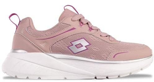 Lotto Exertiv Unisex, Scarpe da Ginnastica Adulto, Dk Rose Lilac, 38 EU