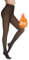 FOTOCITI Thermal Tights Fleece Lined Women Fake Translucent Pantyhose Black Stretch Sheer Thick Tights Ladies Thermal Leggings Winter Warm Stocking