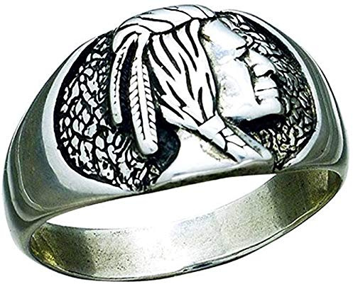 Silber Ring Indianer Krieger Indianerschmuck Westernschmuck Indianerring Indianerschmuck (63 (20.1))