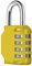 Combination Padlock, Diyife Heavy Duty 4 Digit Padlock Weatherproof Outdoor Locker Padlock with Code for School Gym Locker, Hasp, Outdoor Shed, Storage, Cabinet, Toolbox (Yellow)