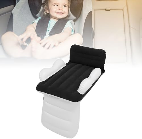 Aufblasbares Kinderbett für Flugzeug, Tragbar Reisebett Baby Kinderreisebett Kleinkinder Flugzeugbett mit Luftpumpe, Flugzeug Sitzerweiterung für Kinder Reise Zubehör