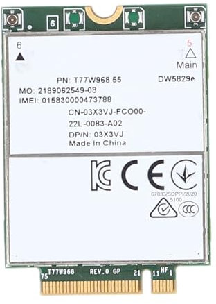 4G-Netzwerkmodul, 4G-LTE-Kartenmodul, Unterstützt 4x4-Technologie Zur Verbesserung der Datenübertragungseffizienz, für 7320 7330 7520 7530 7430 Laptop