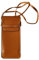 zaoalife Custodia per occhiali da sole in pelle PU, piccola borsa a tracolla per cellulare, custodia morbida per occhiali, borsa a tracolla per telefono e occhiali per uomini e donne, Marrone, taglia
