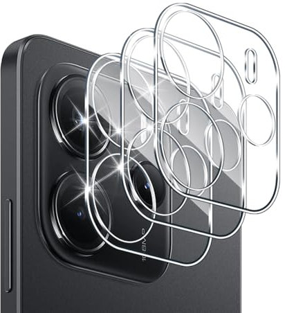 Funrae 3 Stück Kameraschutz Schutzfolie für Xiaomi Redmi Note 14 4G für Panzerglas Kamera, Ultra-Klar 9H Härte Kratzerfest Kamera Schutz Glas, Kompatibel mit Handyhülle Linse Folie