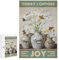 Today I Choose to Be Happy Floral Puzzle – 1000 Piece Wooden Jigsaw for Adults – Inspirational Quote for Mental Health and Positive Energy