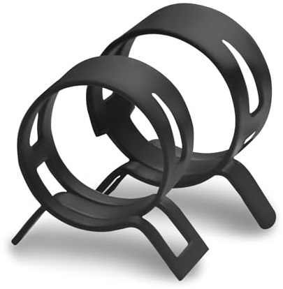 Ezitruz 25 Stück Schlauch Federklemme Kraftstoffleitung Schlauchschellen 22mm, Federbandschellen Benzinschlauch Schellen Schwarz, Schlauchklemme für Wasserleitungen, Luftschläuche, Silikonschläuche