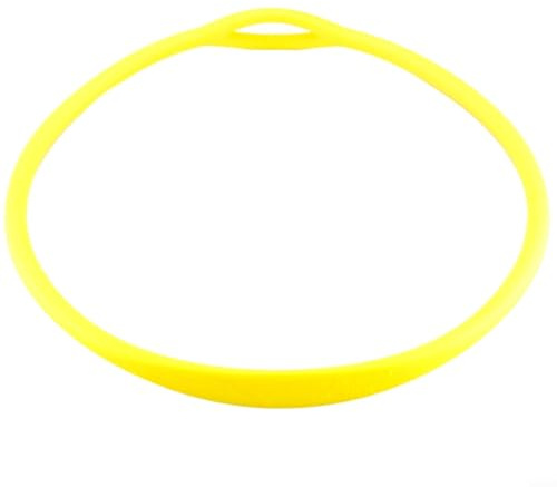 Shophubio Silikon-Halsband für Taucher, verstellbare Tauchregler-Halterung mit sekundärer Luftquelle, am Hals montierter Reglerhalter für Tauchbegeisterte (Gelb)