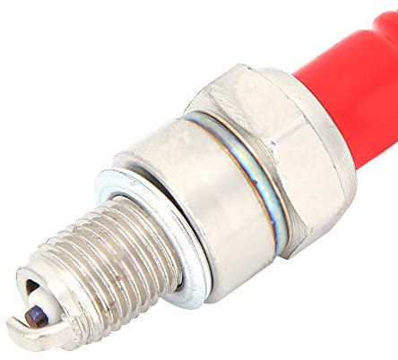 Roller Zündkerze, Qiilu Hochleistungs Elektrode Zündkerze für Roller Quad Quads GY6 50cc 150cc
