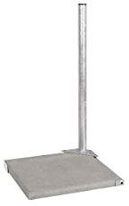 HERKULES Support Terrasse Acier Galvanisé pour Dalle 50x50cm Fixation Parabole Antenne Satellite