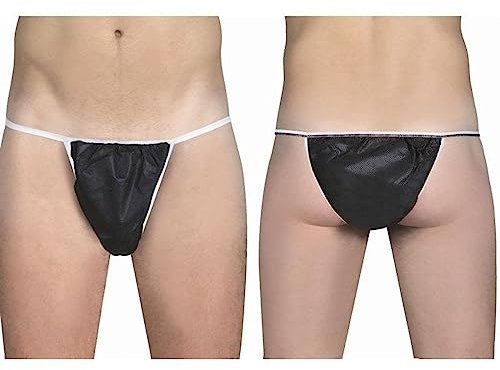 Vivezen - Lot de 100 Slips Homme jetables