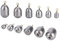 Angeln Platinen Eisen Gewicht Fisch Casting Tool Set mit Box für Outdoor Angeln Terminal Angelgerät(12pcs)