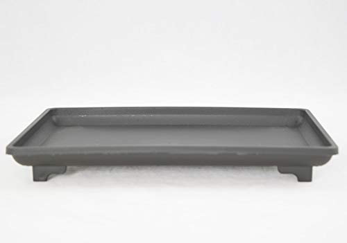 1 Rectangular Black Plastic Humidity/Drip Tray for Bonsai Tree 10.5x 7x 1