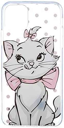 ERT GROUP custodia per cellulare per Apple Iphone 11 PRO MAX originale e con licenza ufficiale Disney, modello Marie 002 adattato in modo ottimale alla forma dello smartphone, parzialmente trasparente