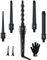 Hair Curler, Ohuhu 5 in 1 Curling Wand, Hair Curler Wand 9-32mm Interchangeable Ceramic Barrel Heat Protective Glove 2 Clips Dual Voltage, Hair Curlers Gift for Women