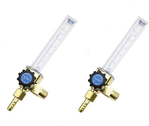 Professional Argon CO2 Gas Flowmeters Tester Flow Meter for Mig Tig Welder Welding 2PCS