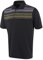 Island GREEN Mens Matrix Print Golf Polo Shirt - Black/Lime/White - S