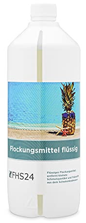 FHS24 Flockungsmittel flüssig 1l Pool Flockmittel Wasserpflege Trübungsentferner