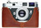BolinUS MP&M6 Schutzhülle, handgefertigt, Echtleder, Halb-Kameratasche für Leica MP/M6/M4/M3/M2/M1/MDa (mit Schnellfilmprozessor) Filmkamera (LavaBrown)