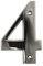 UAP House Numbers - 3 Inch Door Numbers Signature Screw Fix Bevelled Edge For Front Door, Address Number Screw On For Doors And Gates, Letter Times Roman Font (Number 4, Polished Chrome)