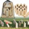 LZQ Kubb Wikingerspiel Wurfspiel mit Zahlen, Finnland Holzwurfspiel Skandinavisches Holzspiele, Outdoor Lustiges Spiel für Kinder und Erwachsene natürliche Farbe