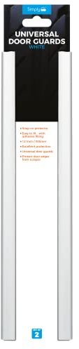 Simply DG11 Pair of Universal Door Guards - Easy to Fit & Excellent Protection - White