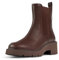 Camper Milah K400575, Stivaletto Chelsea Donna, Borgogna 010, 38 EU