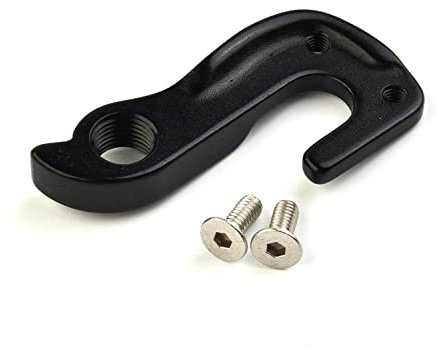 HOHOVYVY Schaltwerk-Hakenaufhänger aus Aluminium mit Muttern für Mountainbike, Rennrad, Radfahren, Fahrrad Schaltwerk Gear Mech Aufhänger Endhaken für Cube Aim SL # 10148, 1 stück